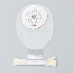 Калоприемник однокомпонентный педиатрический Casex Софт для колостомы/илеостомы вырезаемое отверстие 8-51 мм без фильтра непрозрачный 15 шт.