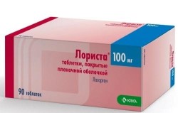 Лориста табл. п/о пленочной 100 мг 90 шт.