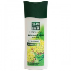 Крем для тела Чистая линия Антицеллюлит активный родиола + женьшень 250 мл