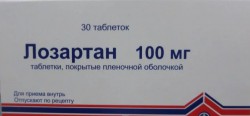 Лозартан табл. п/о пленочной 100 мг 30 шт.