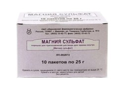 Магния сульфат пор. д/р-ра д/приема внутрь 25 г 10 шт.