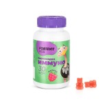 Фортевит кидс мармеладки Иммуно, пастилки жевательные 3 г 30 шт БАД к пище малина