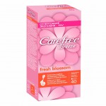 Салфетки ежедневные женские, Carefree (Кэфри) 40 шт бриз фреш блосом ароматизированные