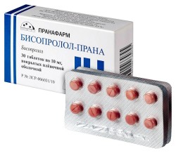 Бисопролол-Прана табл. п/о пленочной 10 мг 30 шт.