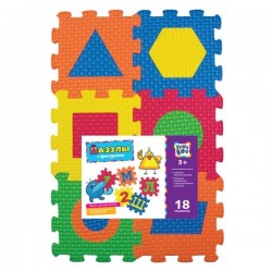 Игрушка Kribly Boo пазлы с фигурами 18 элементов