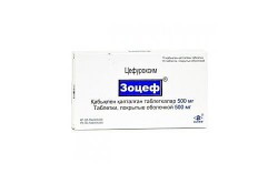 Зоцеф табл. п/о 500 мг 10 шт.