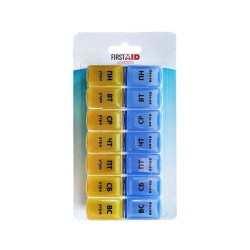 Таблетница Firstaid разборная утро-вечер 7 дней (14 ячеек)