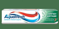 Зубная паста, Aquafresh (Аквафреш 3) 125 мл мягко-мятная туба