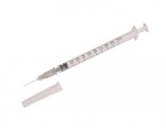 Шприц, 1 мл 27G 1 шт Медхелп одноразовый трехкомпонентный с иглой