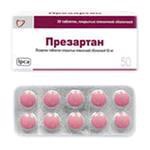 Презартан табл. п/о пленочной 50 мг 30 шт.