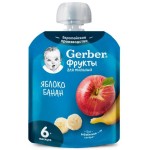 Пюре, Gerber (Гербер) 90 г яблоко банан