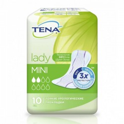 Прокладки урологические для взрослых, Tena Lady (Тена леди) №10 мини