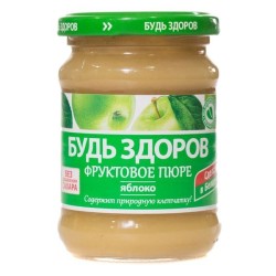 Пюре, Будь здоров Актив 240 г Яблочное