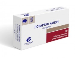 Лозартан Канон табл. п/о пленочной 50 мг 90 шт.