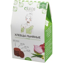 Хлебцы льняные с луком 100 г