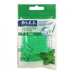 Зубочистка с нитью ментол 30 шт.