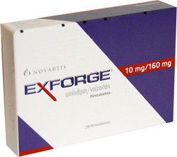 Эксфорж табл. п/о пленочной 10 мг+160 мг 28 шт.