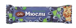 Батончик мюсли 25 г ДиYES черника без сахара