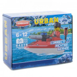 Игрушка Zormaer Урбан катер с гидрантом 31 элемент