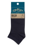 Носки мужские, Omsa (Омса) р. 42-44 (27-29) ECO 402 Эко укороченные nero черный