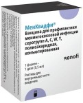 Вакцина МенКвадфи, раствор для внутримышечного введения 0.5 мл/доза 0.5 мл 1 шт флакон