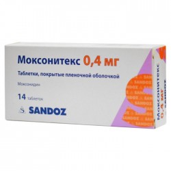 Моксонитекс табл. п/о пленочной 0.4 мг 28 шт.