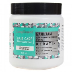 Бальзам для волос Compliment Кератиновое наполнение для тонких и ломких волос 500 мл