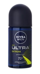 Дезодорант-антиперспирант для мужчин Nivea Мен Ультра экстрим 72 часа шариковый 50 мл