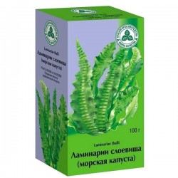 Ламинария (морская капуста) сырье 100 г 1 шт.
