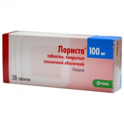 Лориста табл. п/о пленочной 100 мг 30 шт.